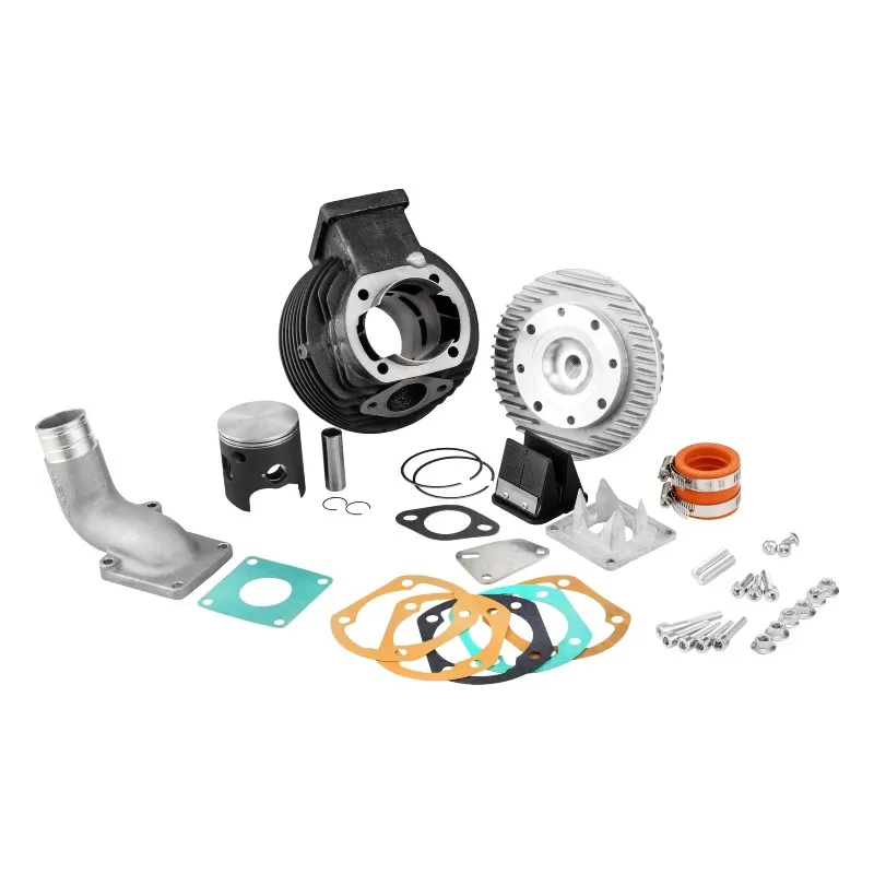 Cylinder -ITALKAST GR-V 135 ccm Ø58mm, stroke=51mm, cast iron, direct intake, standard reed valve- Vespa PV125, ET3