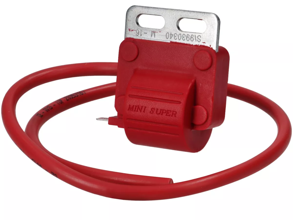 Bobine d'allumage -Levistronic HT 400V- Vespa Smallframe V50, V90, SS50, SS90, PV125, ET3, Largeframe GT125 (VNL2T), GTR125 (VNL2T), TS125 (VNL3T), Sprint150 (VLB1T), GL150 (VLA1T), Vespa Mofa Ciao,