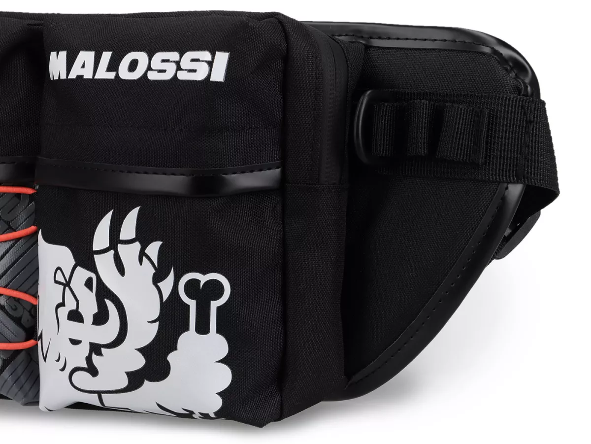 Crossbody-väska -MALOSSI- svart / vit