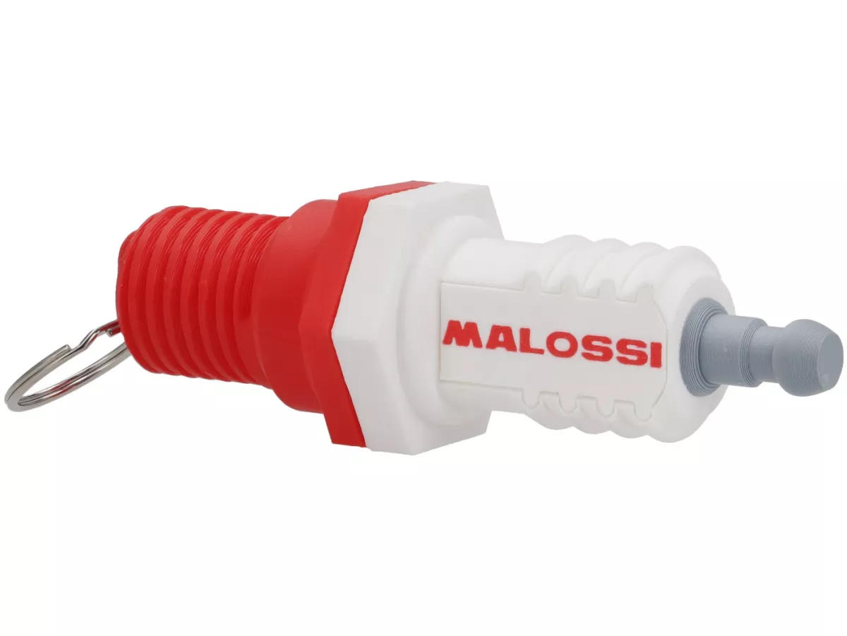 Bougiedoos -MALOSSI- waterafstotend - kunststof - rood / wit