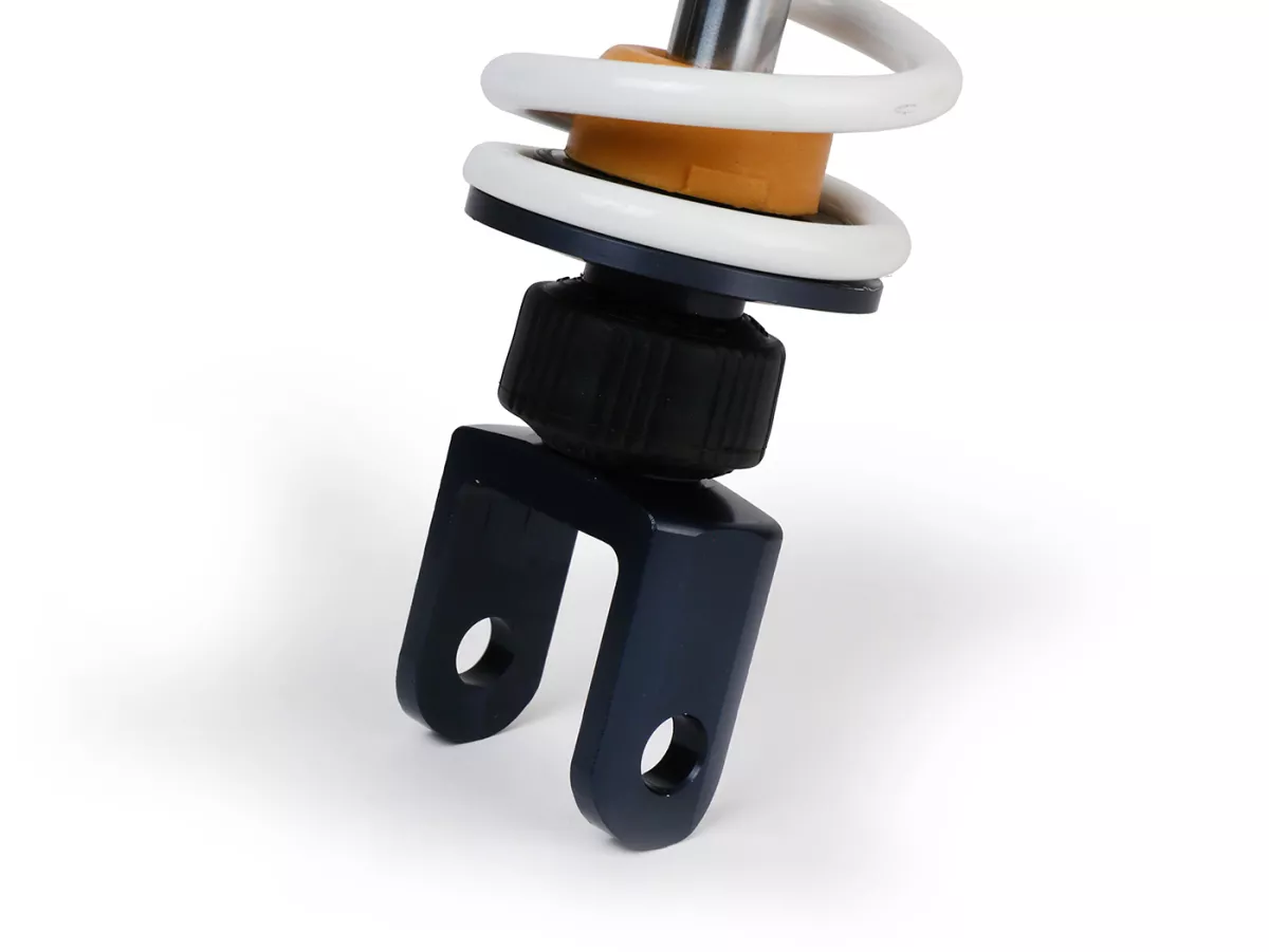 Rear shock absorber -MALOSSI- RS24/10-R, 333mm- Vespa ET2 50, S 50, Piaggio Quartz, ZIP SP, Sfera 50, Sfera80, Sfera RST 50, SKR 125, SKR150