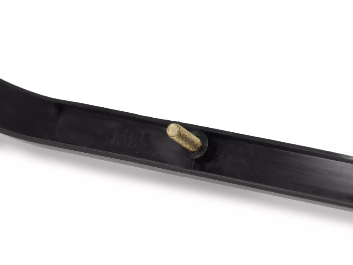 Treeplank rechtsachter -MB DEVELOPMENTS- Lambretta DL, GP- Zwart