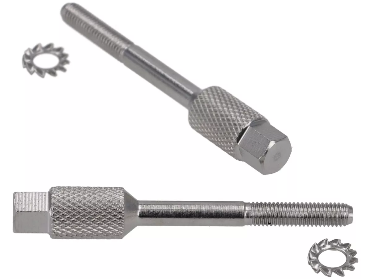 Set sekrup QUICK FIT MUDAH -PENGEMBANGAN MB- untuk penutup setang Lambretta LI (Seri 2), TV (Seri 2)