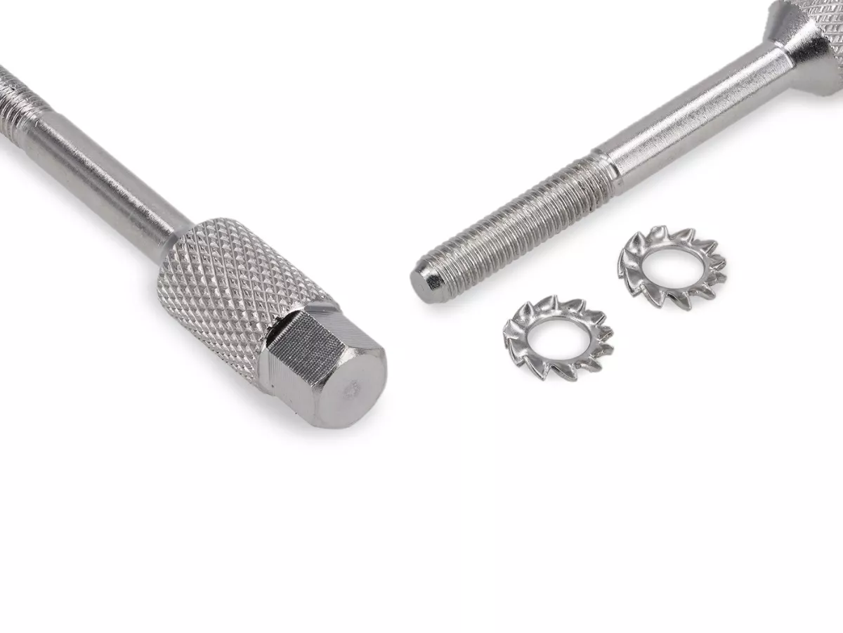 Set sekrup QUICK FIT MUDAH -PENGEMBANGAN MB- untuk penutup setang Lambretta LI (Seri 2), TV (Seri 2)