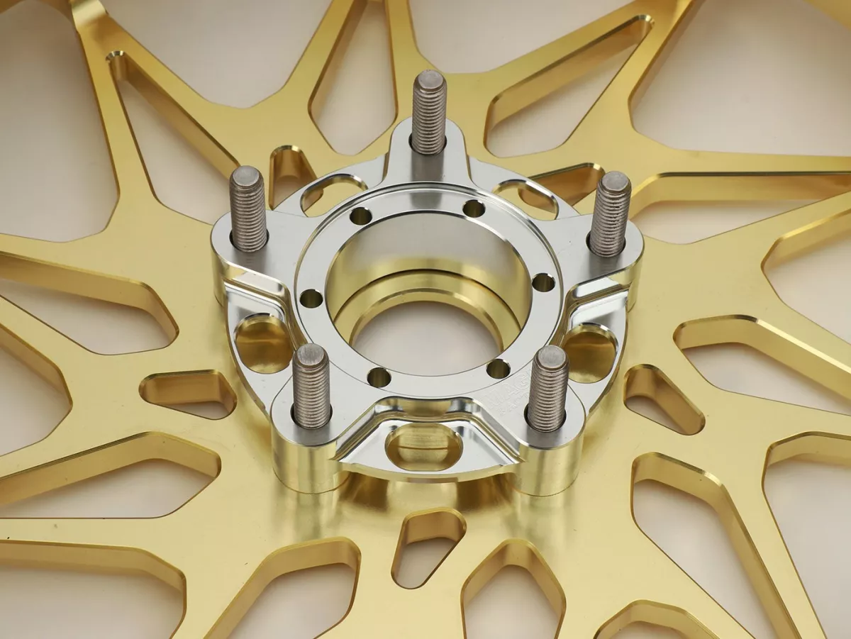 Hjulsats Magic MG-20 3,00-12 tum, smidd, guld till Vespa GTS/GTS Super/GTV/GT 60/GT/GT L 125-310, Sprint/Primavera 125-150