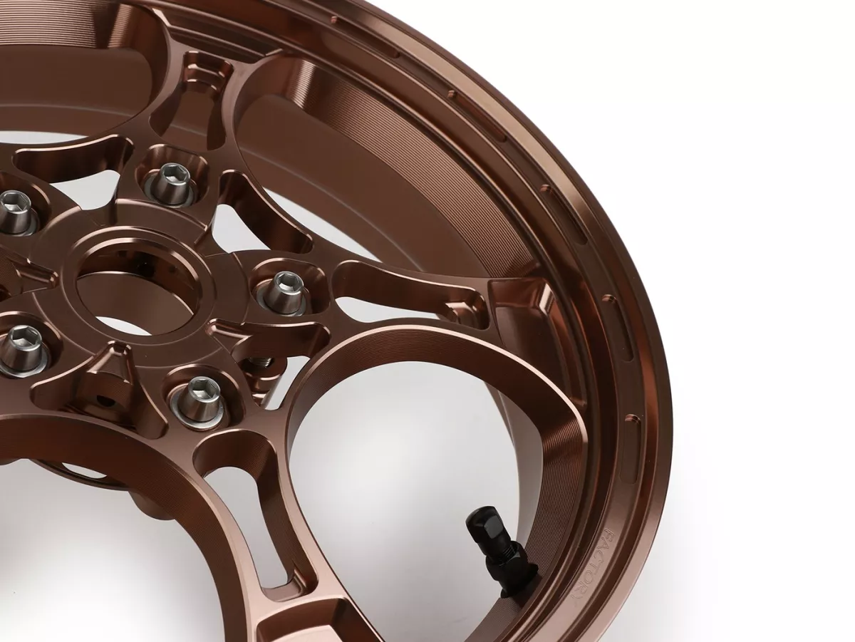 Felgen-Set Magic MG-26 3.00-12 Zoll, geschmiedet, bronze für Vespa GTS/GTS Super/GTV/GT 60/GT/GT L 125-310, Sprint/Primavera 125-150
