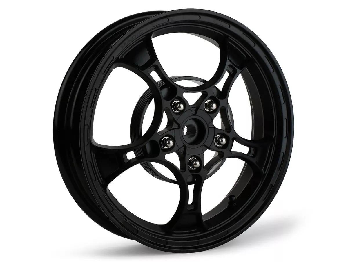 Felgen-Set Magic MG-26 3.00-12 Zoll, geschmiedet, silbern für Vespa GTS/GTS Super/GTV/GT 60/GT/GT L 125-310, Sprint/Primavera 125-150