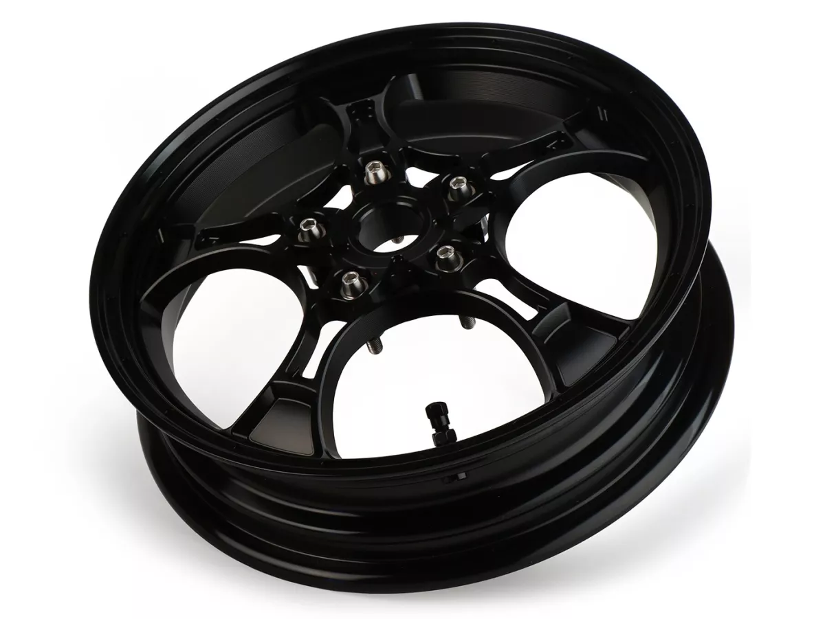 Felgen-Set Magic MG-26 3.00-12 Zoll, geschmiedet, silbern für Vespa GTS/GTS Super/GTV/GT 60/GT/GT L 125-310, Sprint/Primavera 125-150