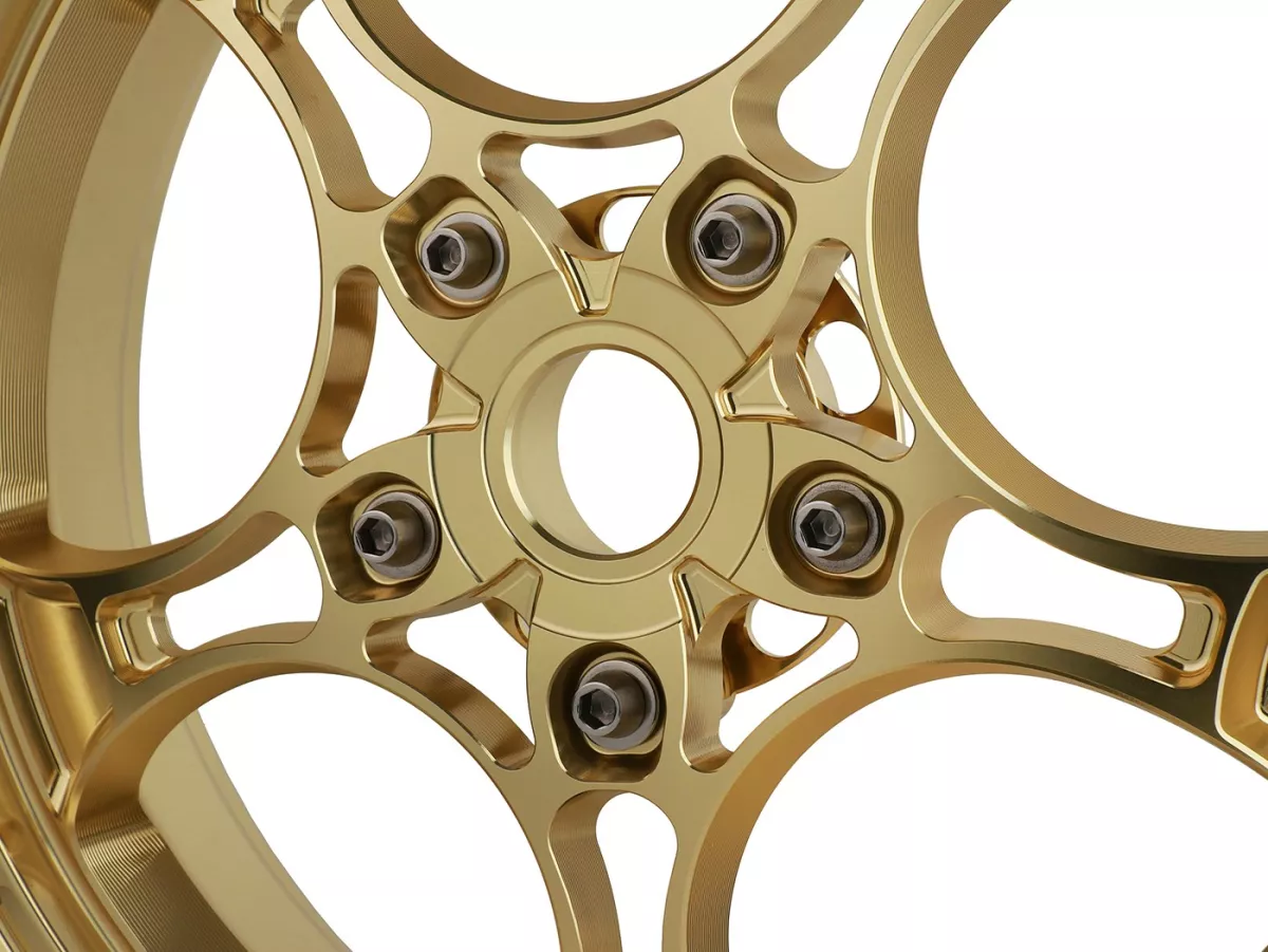 Felgen-Set Magic MG-26 3.00-12 Zoll, geschmiedet, golden für Vespa GTS/GTS Super/GTV/GT 60/GT/GT L 125-310, Sprint/Primavera 125-150