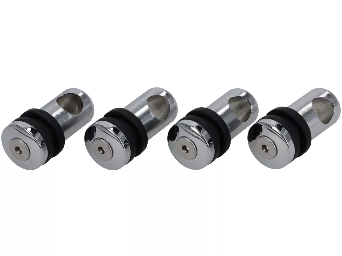 Dudukan pengganti untuk kaca depan -MOTO NOSTRA chrome