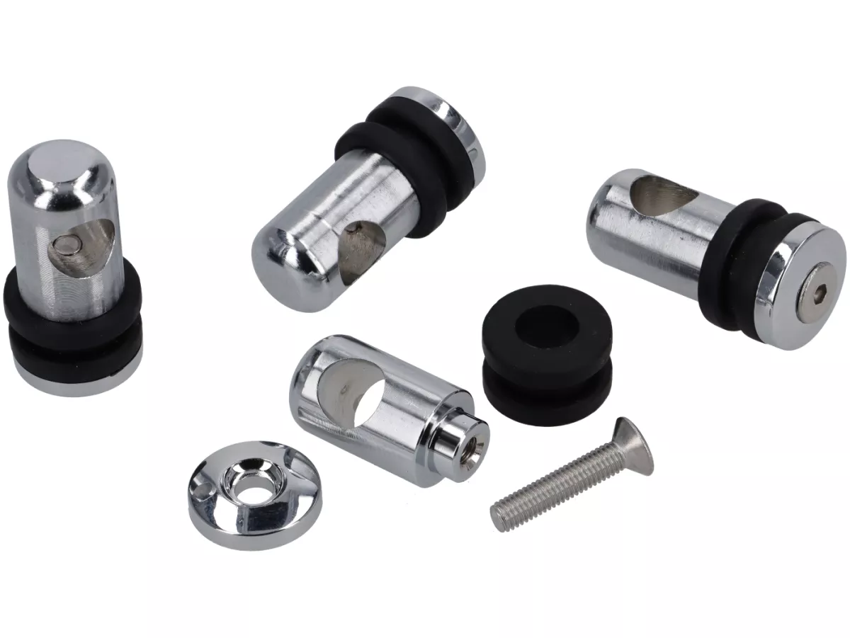 Dudukan pengganti untuk kaca depan -MOTO NOSTRA chrome