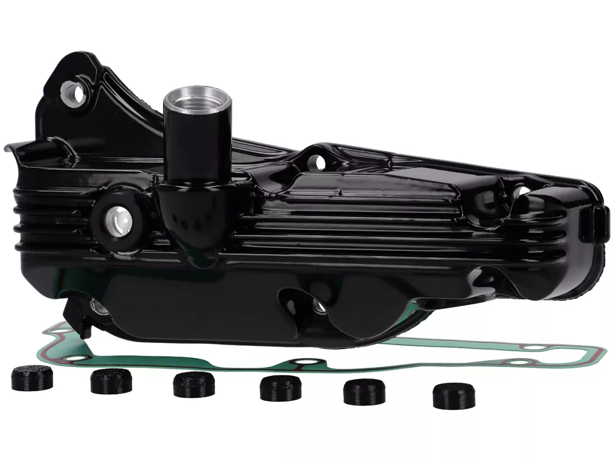 Vaschetta olio con spia -MOTO NOSTRA- nero lucido - Vespa GT 250 (ZAPM45102), Vespa GTS 250 (ZAPM45100, ZAPM45101), Vespa GTS 300 (ZAPM45200, ZAPM45202, ZAPMA3300), Vespa GTS Super 3