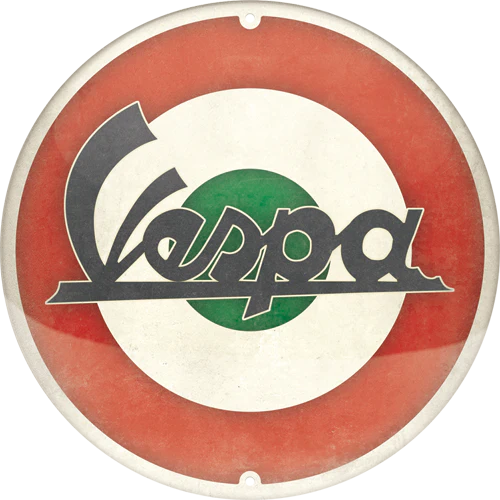 Tanda timah -VESPA- Ø = 35cm - Target Italo