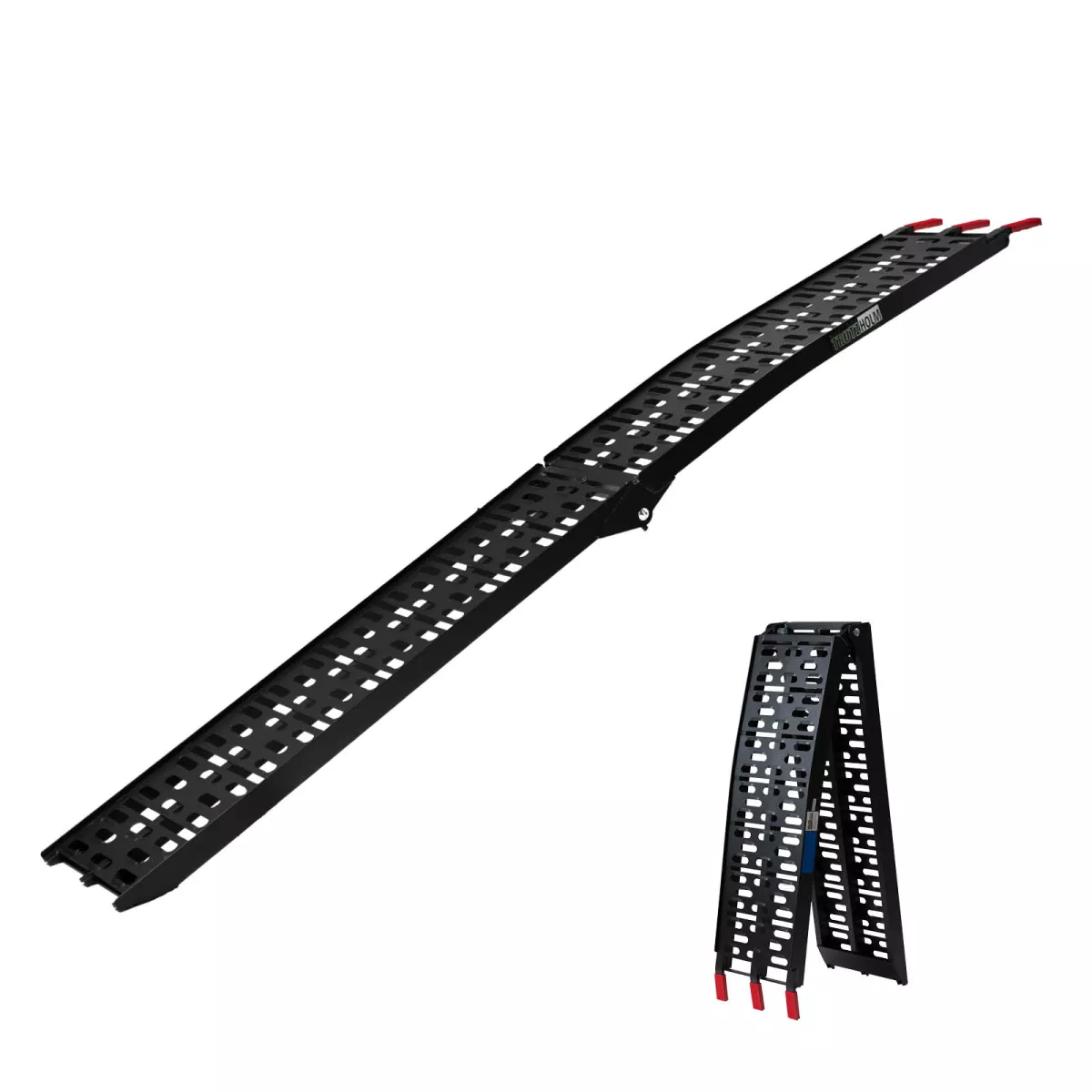 Folding ramp -OEM QUALITY- Vespa / Lambretta - aluminum (up to max. 340kg) - black