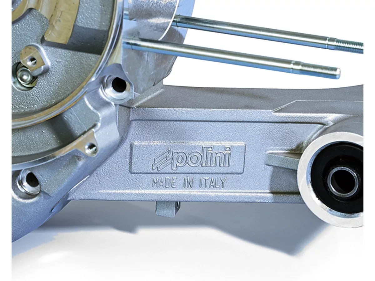 Carter moteur -POLINI admission à membrane- Vespa PX200 Elestart, Motovespa PX200 Iris, DN200, TX200 - utilisable comme remplacement du carter moteur original Piaggio