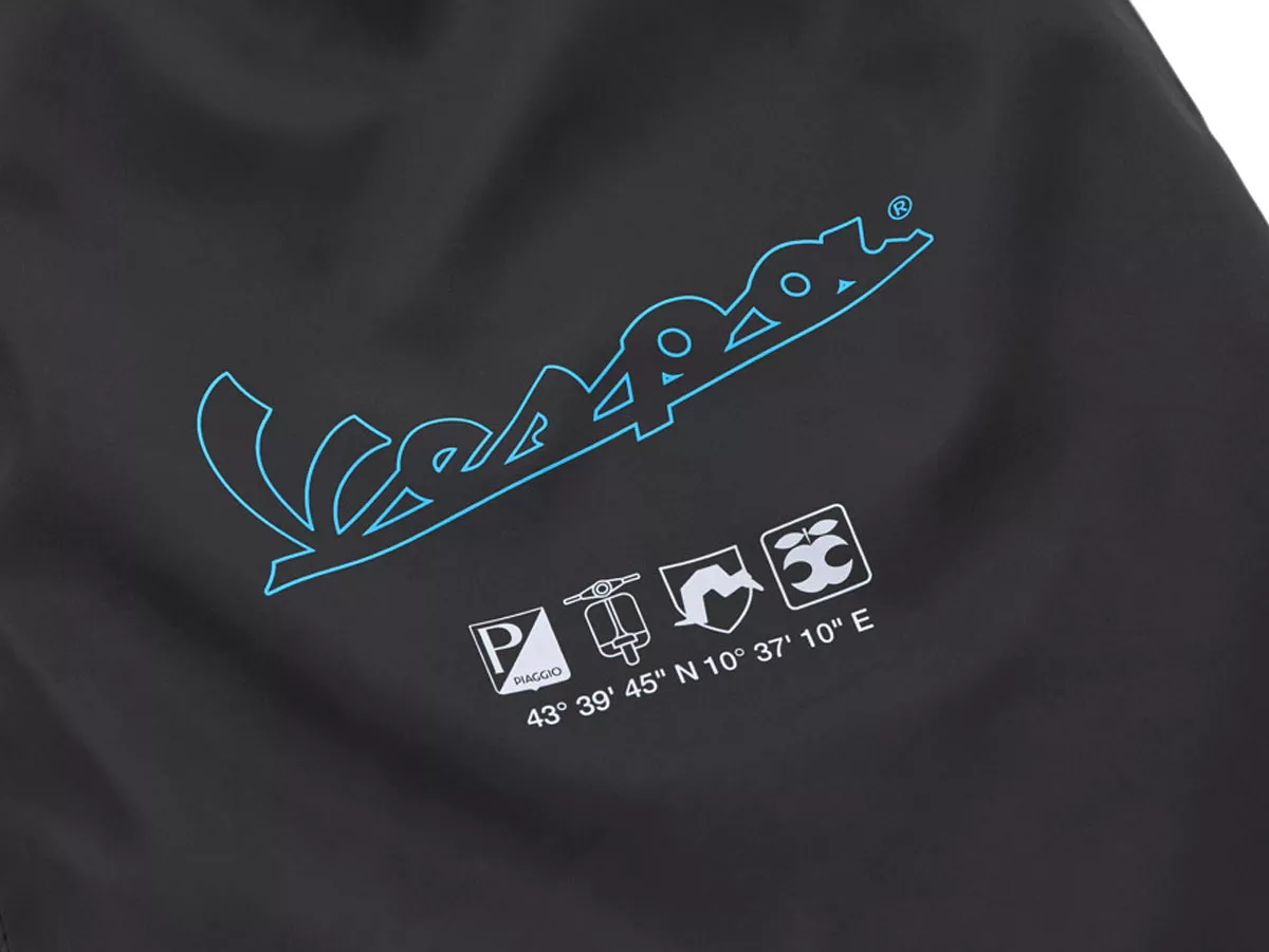 Vespa ryggsäck gympapåse svart