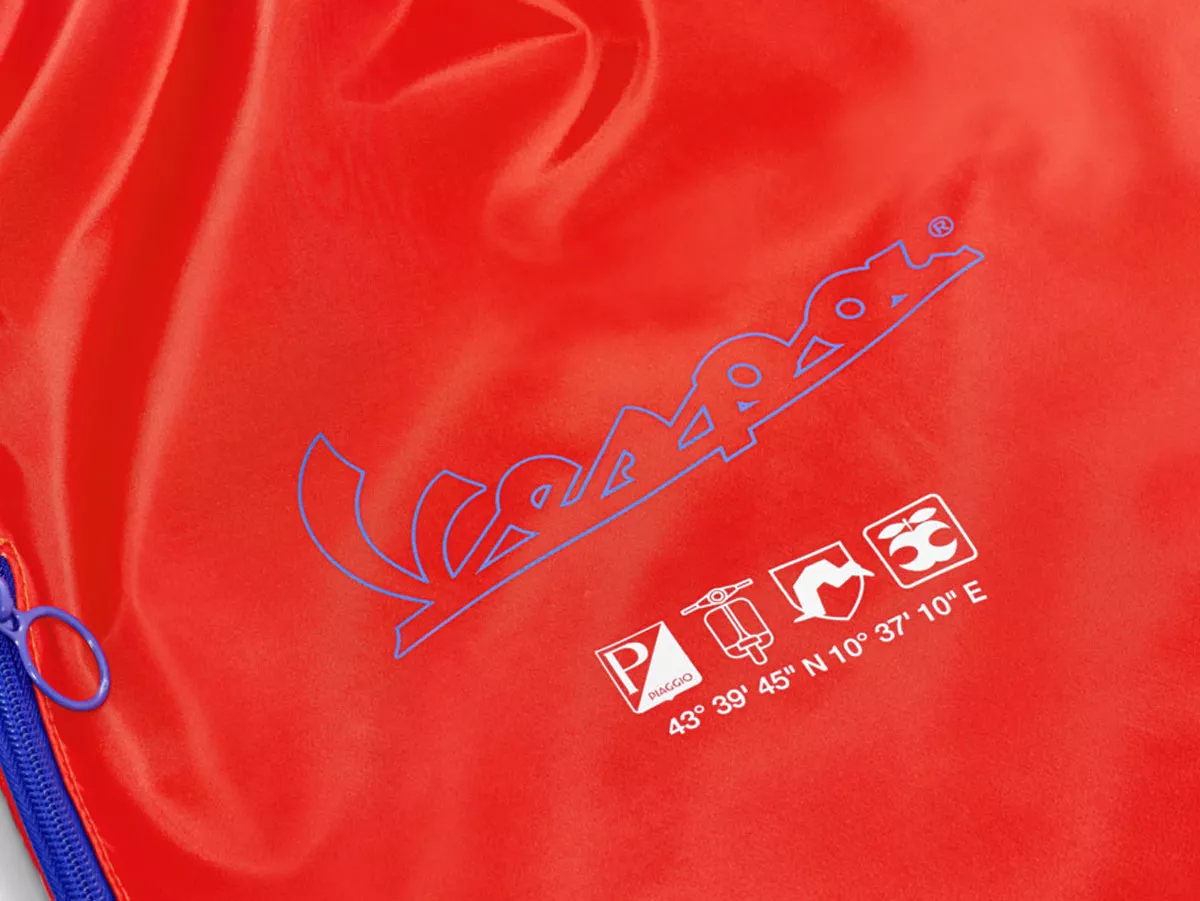 Vespa ryggsäck gympapåse Orange