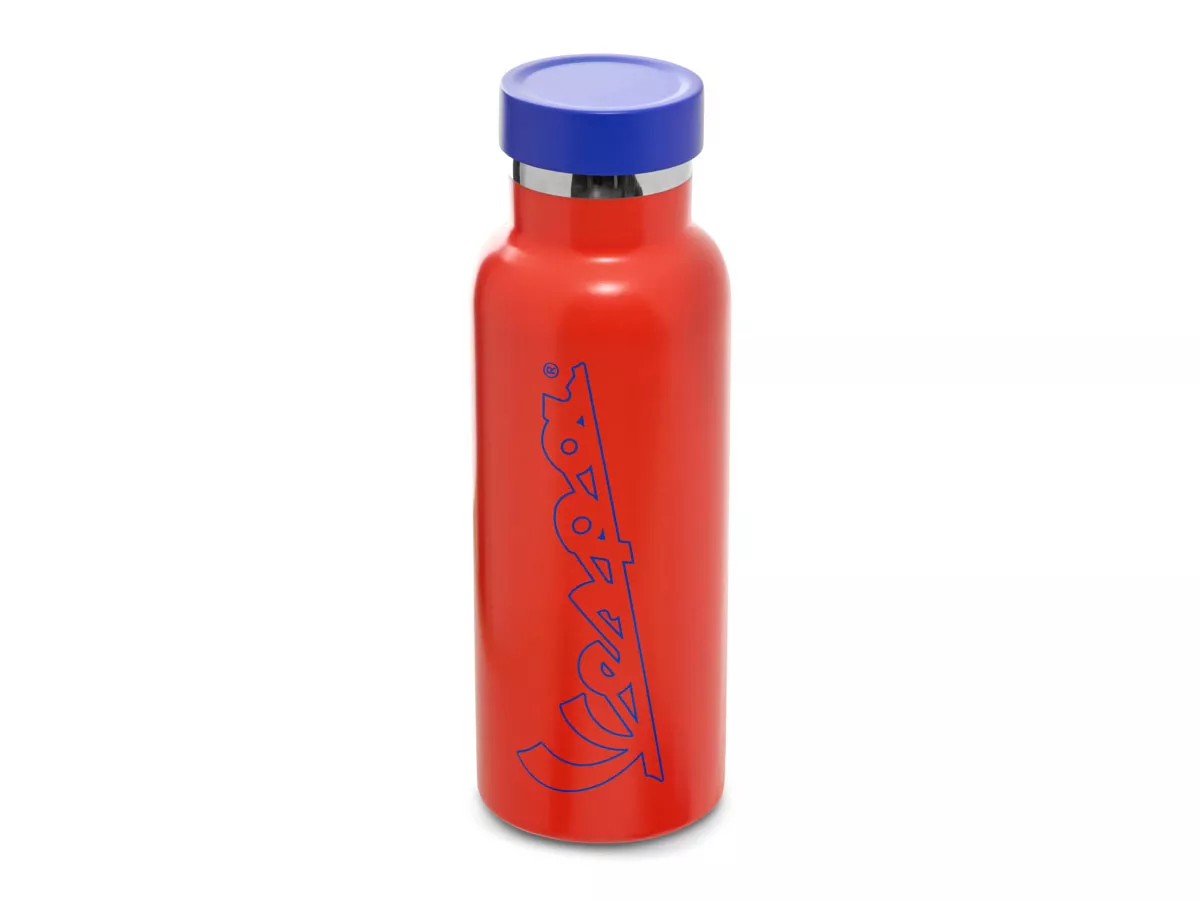 Vespa drinkfles roestvrij staal oranje 500ml