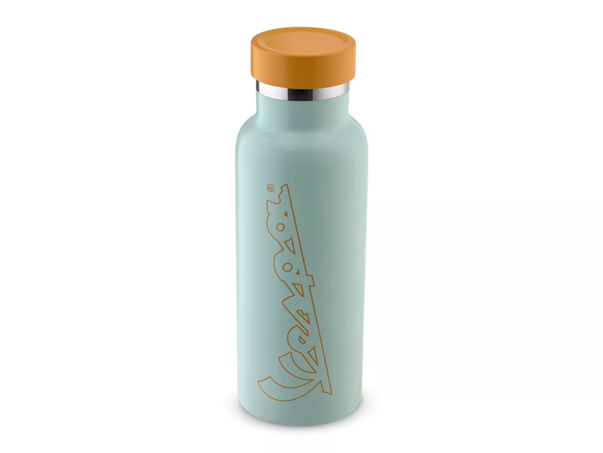 Botella Vespa acero inoxidable verde 500ml