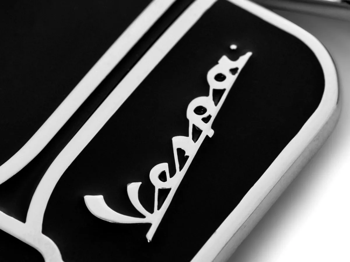 Vespa sleutelhanger zwart