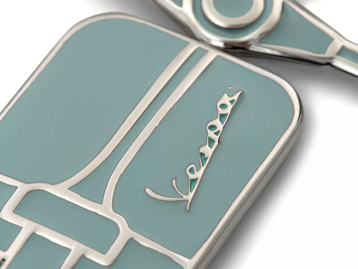 Vespa sleutelhanger groen