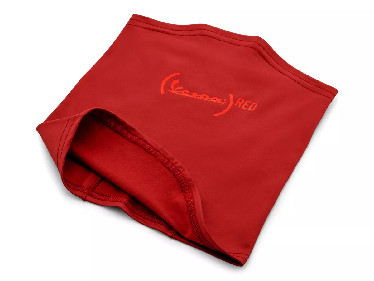 Vespa RED buis sjaal nekwarmer rood
