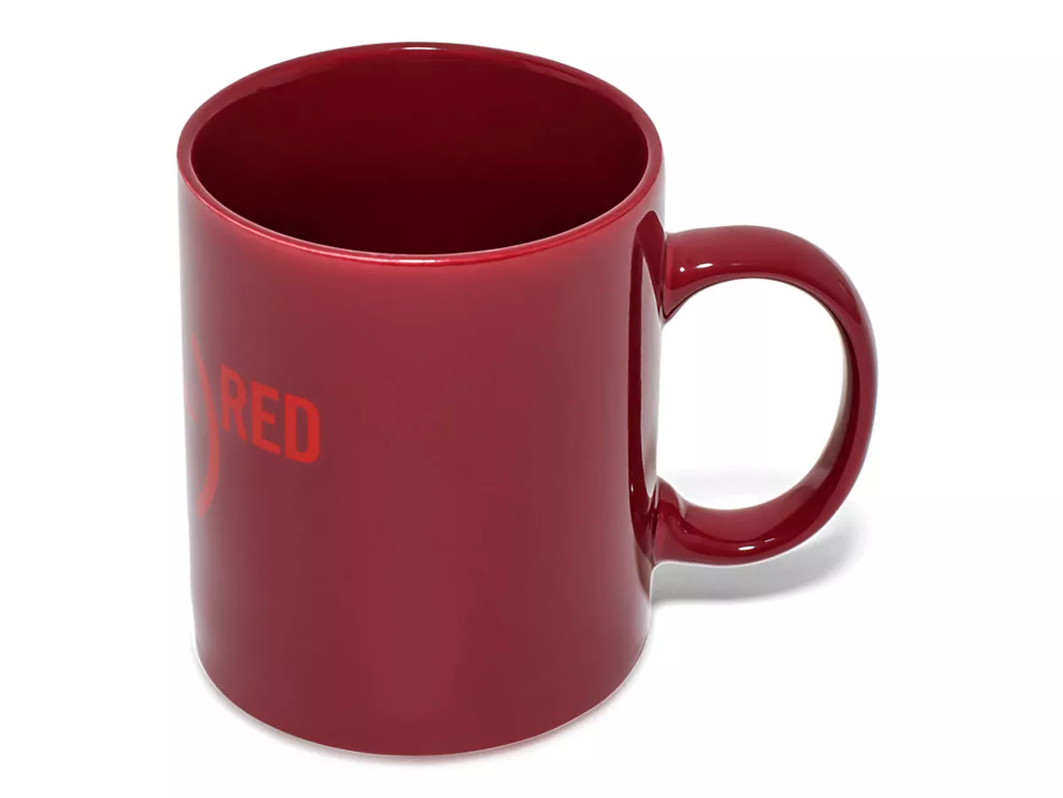 Keramik mug Vespa RED 300ml berwarna merah