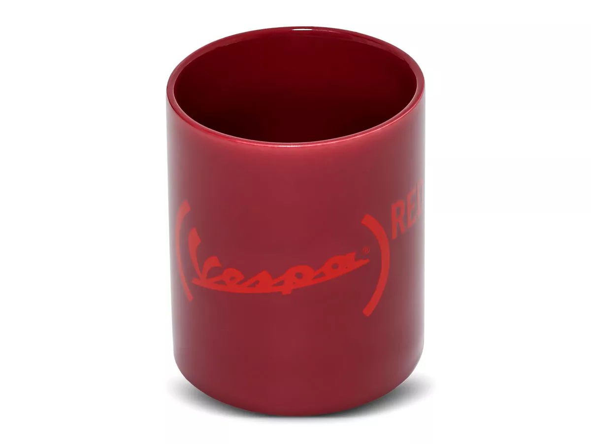 Keramik mug Vespa RED 300ml berwarna merah