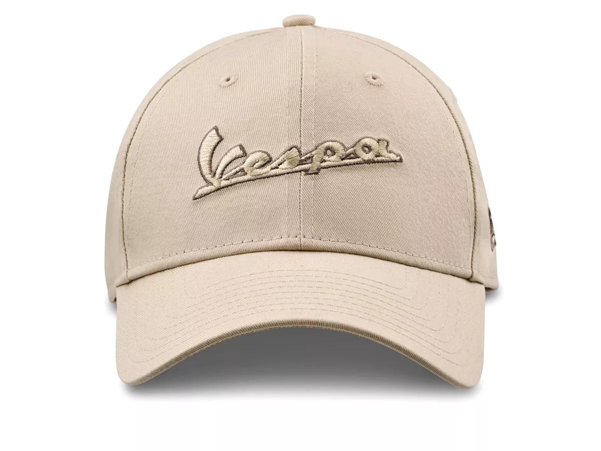 Gorra de béisbol Vespa DEC New Era 9Forty® Beige
