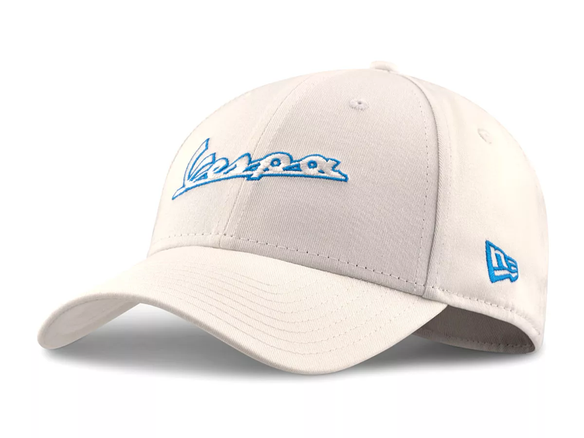 Gorra de béisbol Vespa DEC New Era 9Forty® Blanca