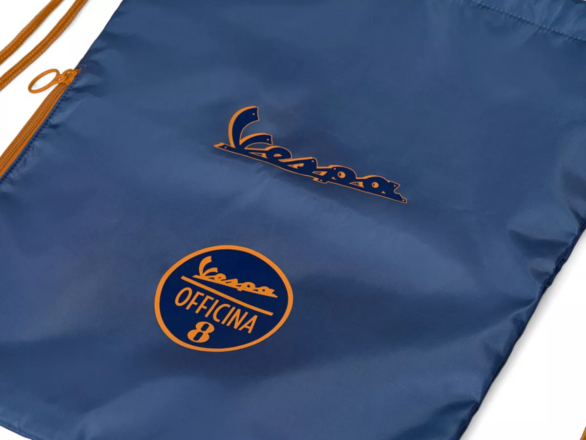 Vespa Officina 8 Rugzak Gymtas Blauw