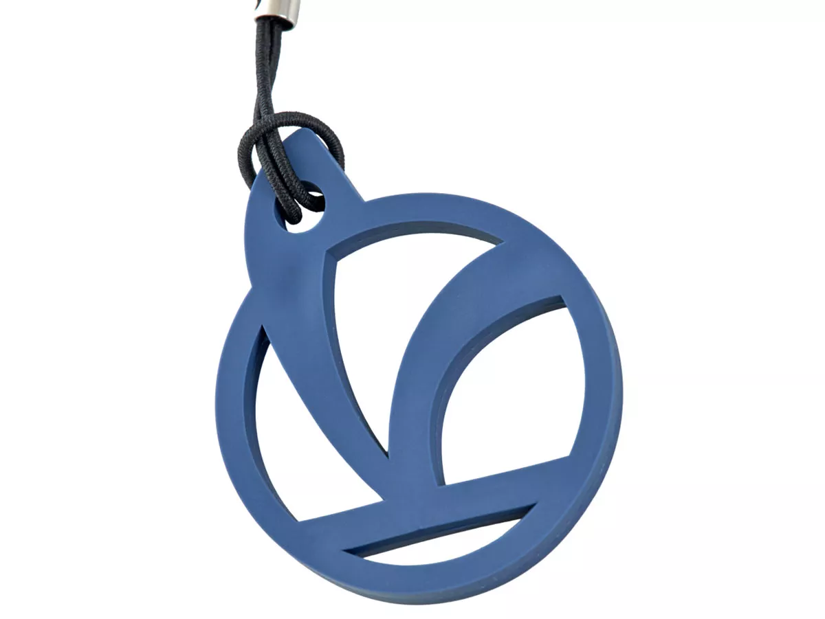Vespa Officina 8 sleutelhanger blauw