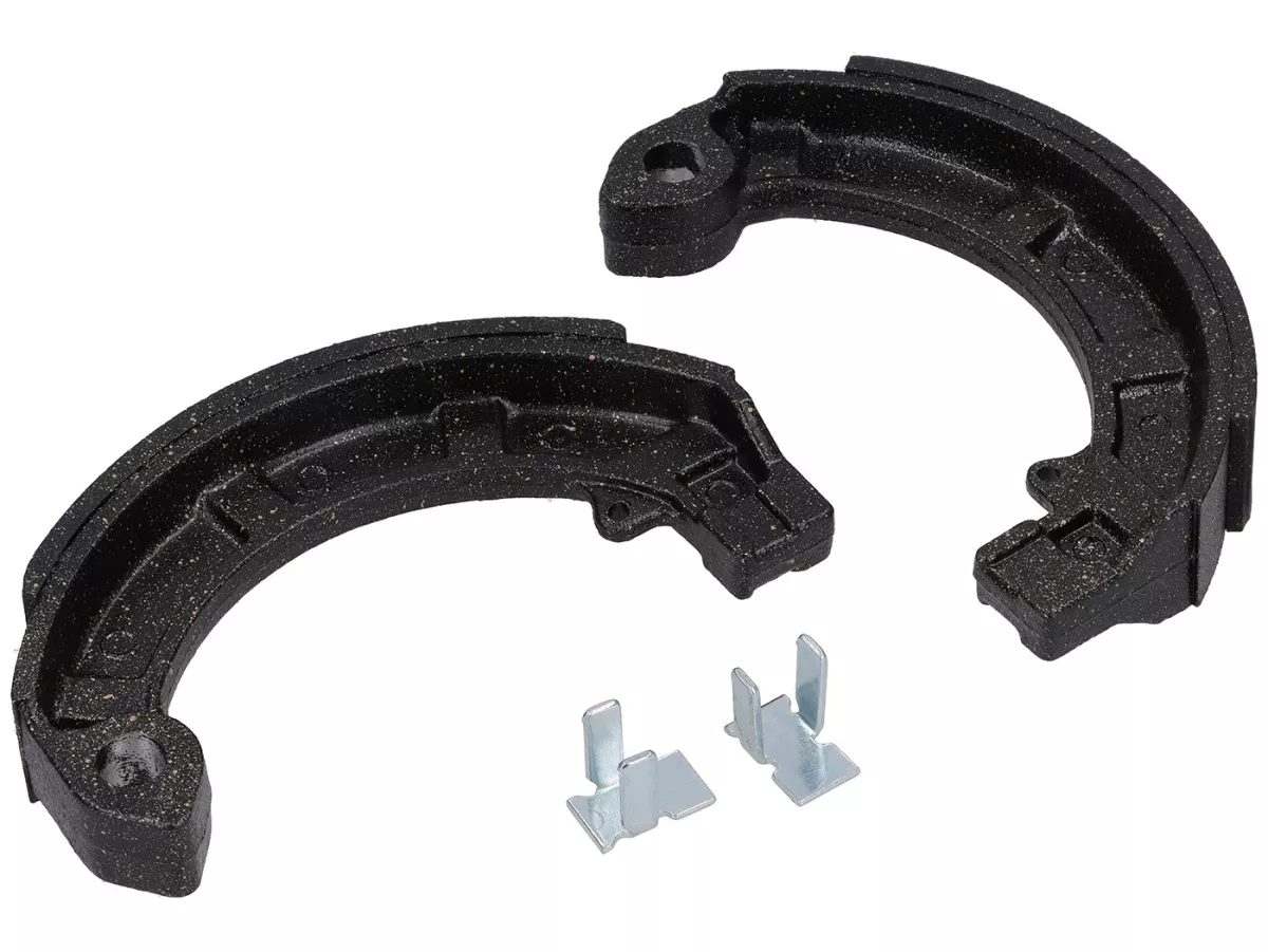 Zapatas de freno -PINASCO Racing Ø=150x24mm- VESPA PX (vh), PK (vh), T5 125cc (vh), Rally180 (VSD1T), Rally200 (VSE1T) (h), Sprint (h), TS125 (VNL3T) (h), GT125 (VNL2T) (h), GTR125 (VNL2T) (h), GL150 (VLA1T) (h), SS180 (h), GS160 (h), GS150 / GS3 (VS5T) (