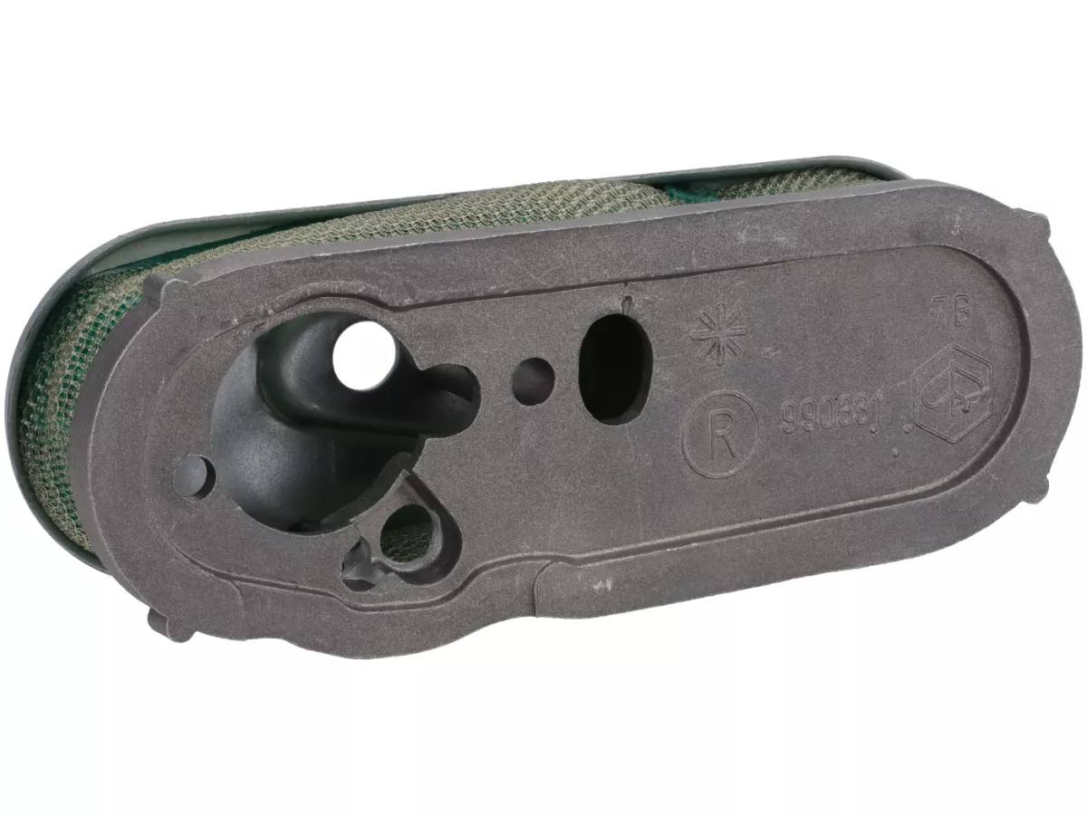 Luchtfilter -PIAGGIO- Vespa Dellorto SI20/20D, SI24/24E, SI24/24H (lange versie, met gat boven de belangrijkste luchtstraal) - Vespa Cosa (met aanpassing van de jetting ook voor Vespa PX80, PX125, PX150, PX200)