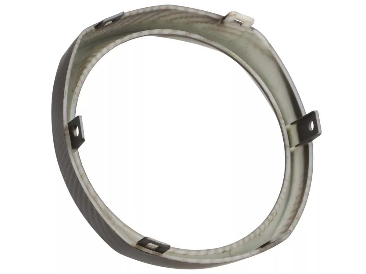 Anello di rifinitura del faro -ROYAL ALLOY- Royal Alloy GP 125-300 - Carbon look