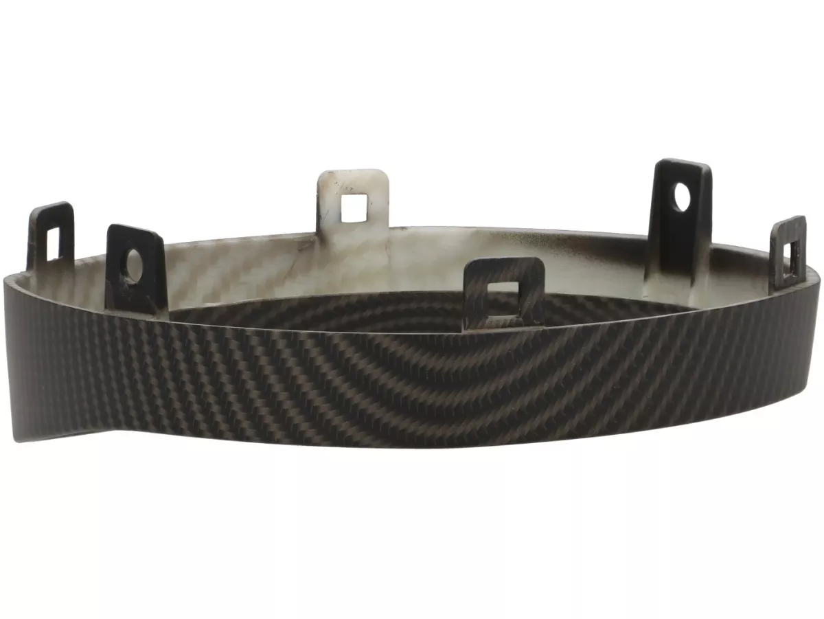 Anello di rifinitura del faro -ROYAL ALLOY- Royal Alloy GP 125-300 - Carbon look