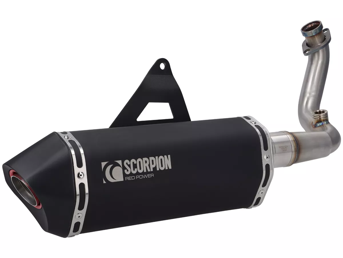Exhaust -SCORPION- Serket Parallel - Royal Alloy GP 300, TG 300 - black coated