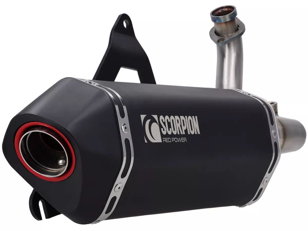 Exhaust -SCORPION- Serket Parallel - Royal Alloy GP 300, TG 300 - black coated