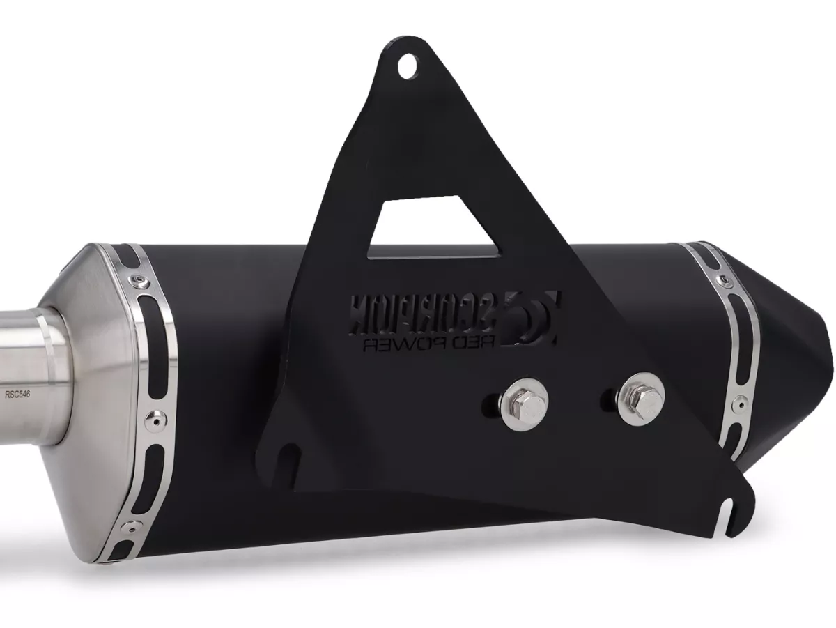 Exhaust -SCORPION- Serket Parallel - Royal Alloy GP 300, TG 300 - black coated