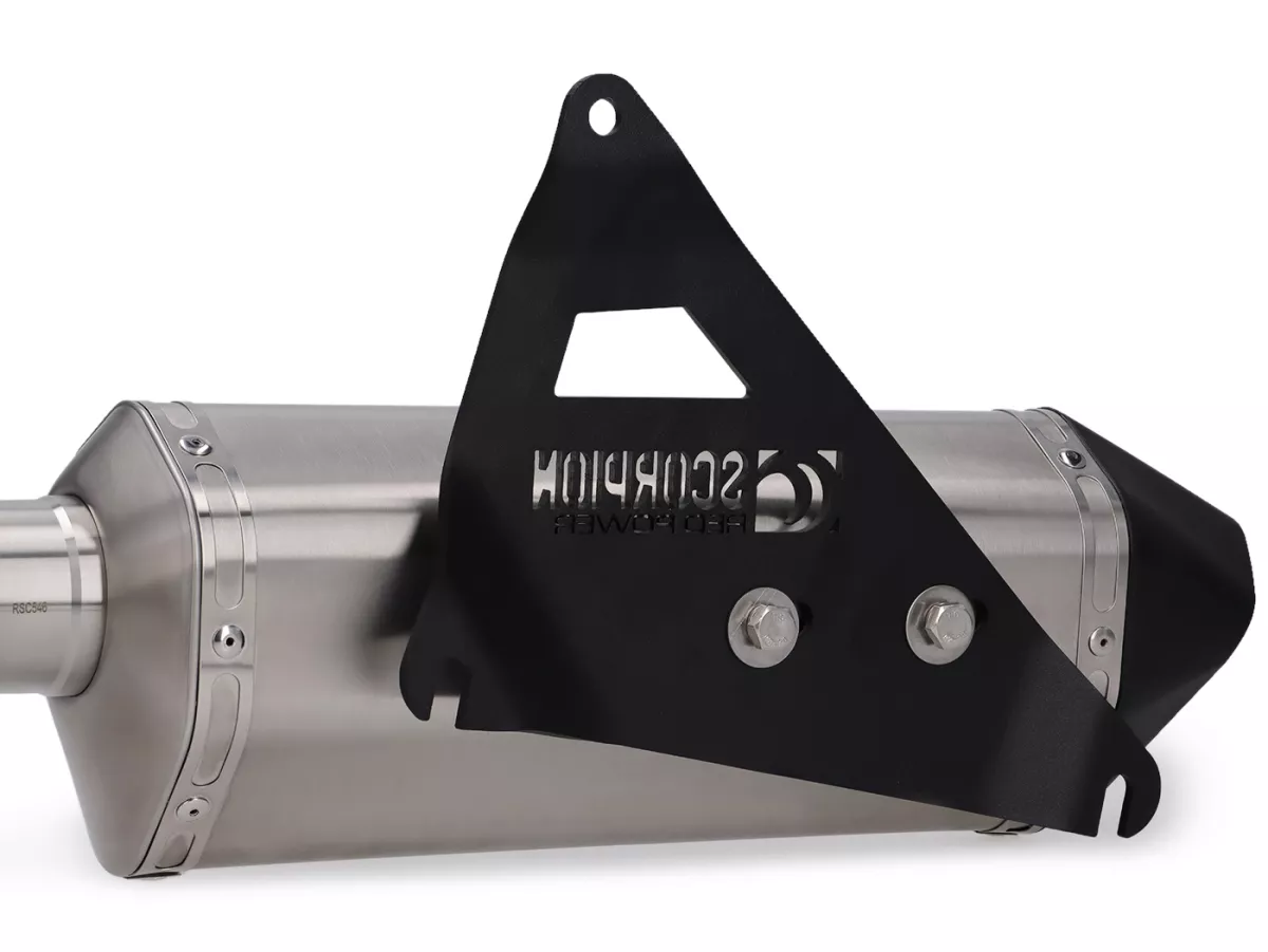 Avgasrör -SCORPION- Serket Parallel - Royal Alloy GP 300, TG 300 - Borstat rostfritt stål