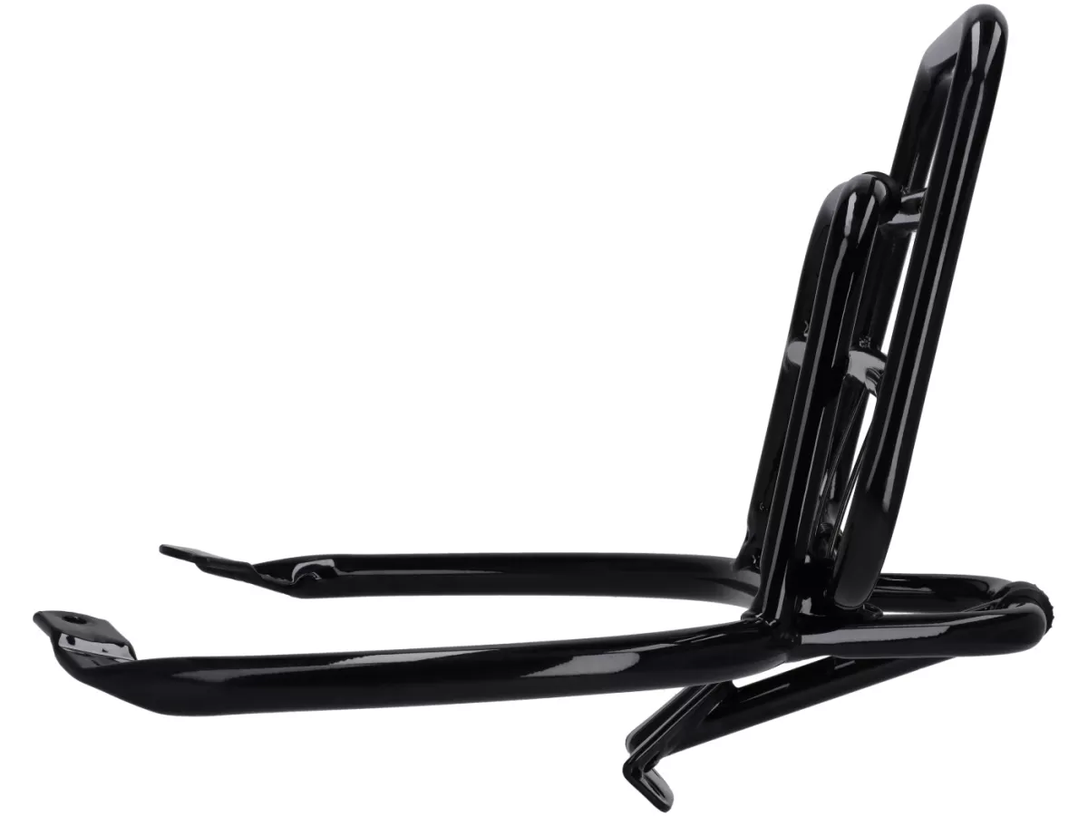 Porte-bagages arrière rabattable -REGIA- Vespa Primavera 50-150, Vespa Sprint 50- 150 - noir brillant