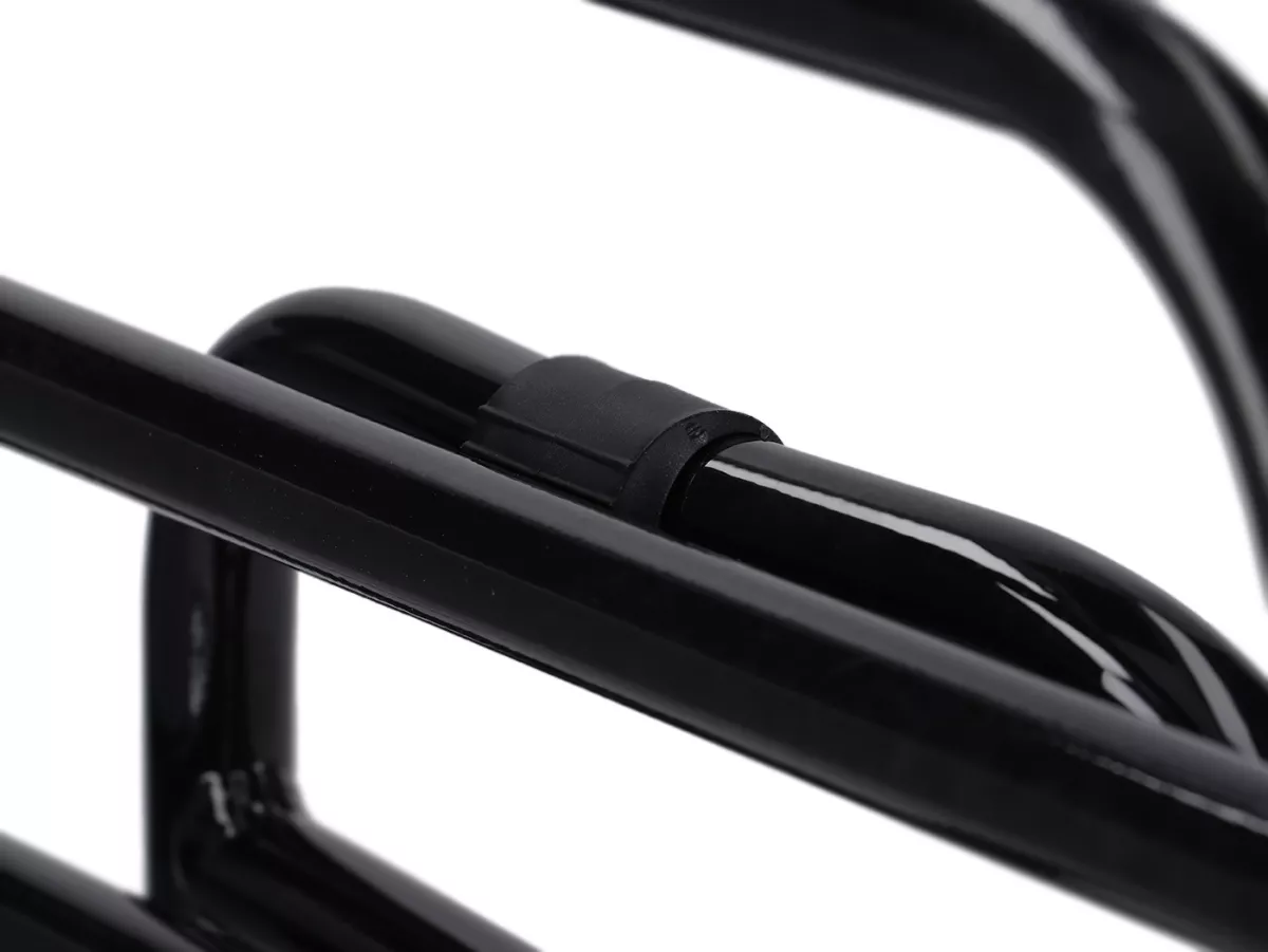 Porte-bagages arrière rabattable -REGIA- Vespa Primavera 50-150, Vespa Sprint 50- 150 - noir brillant