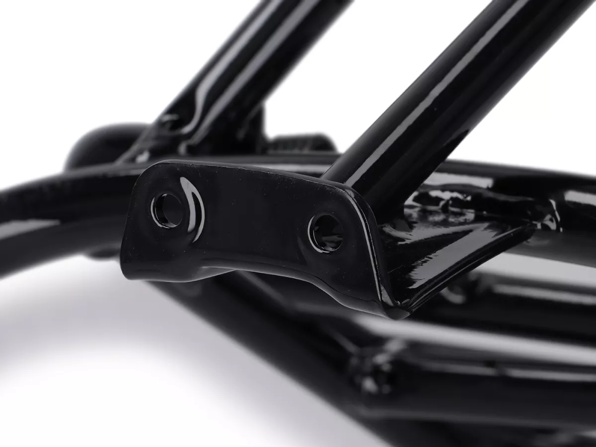 Porte-bagages arrière rabattable -REGIA- Vespa Primavera 50-150, Vespa Sprint 50- 150 - noir brillant