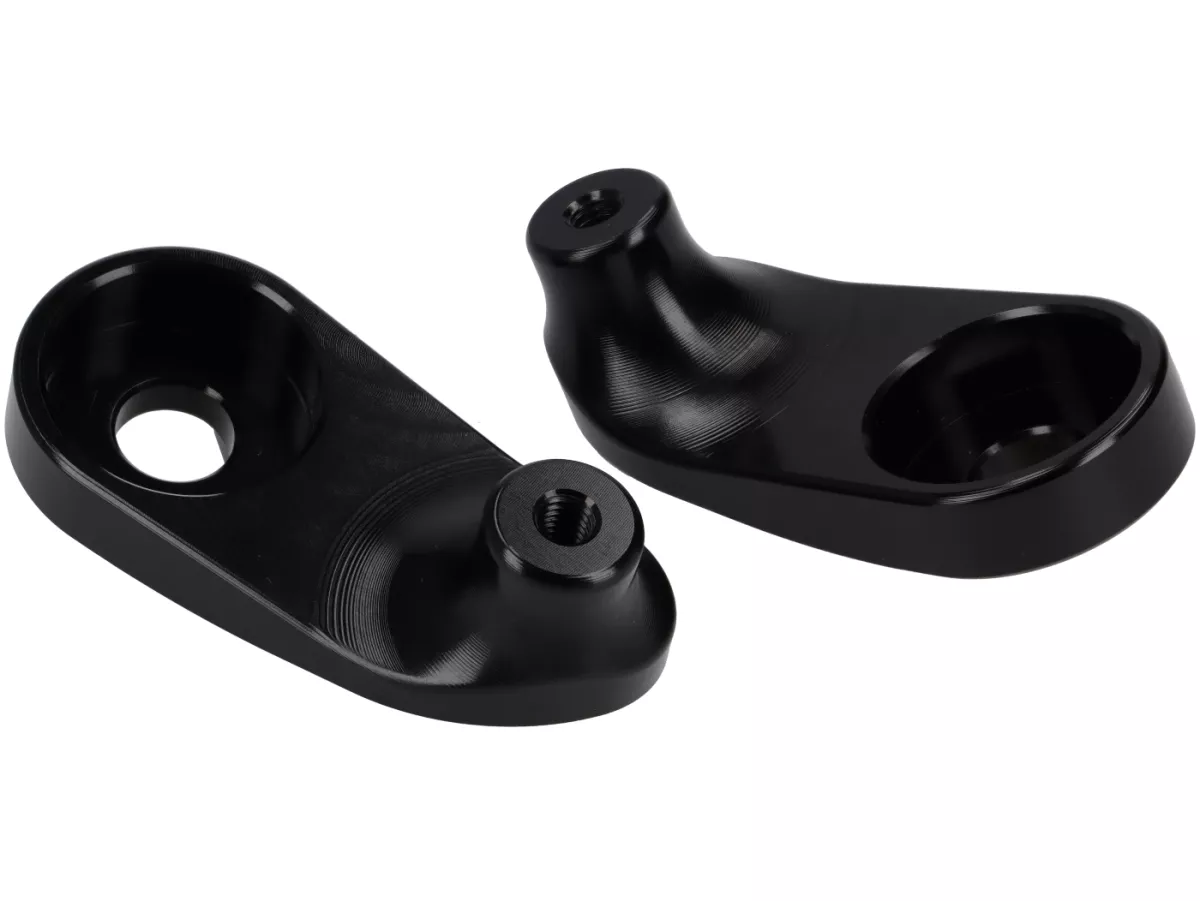 Schokdemperbevestiging lager -S6X- Lambretta LI, LIS, SX, TV, DL, GP, LUI, J50, J100, J125 - zwart