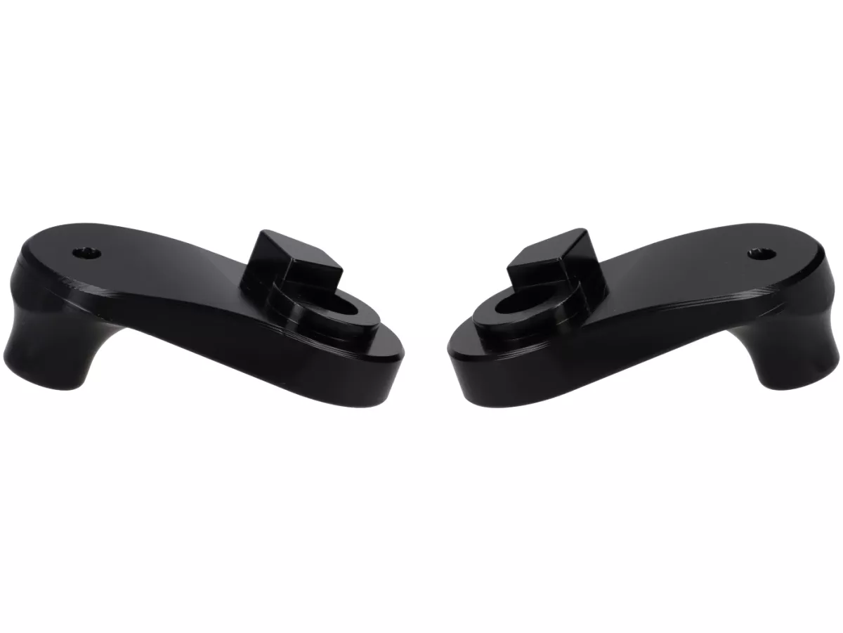 Schokdemperbevestiging lager -S6X- Lambretta LI, LIS, SX, TV, DL, GP, LUI, J50, J100, J125 - zwart