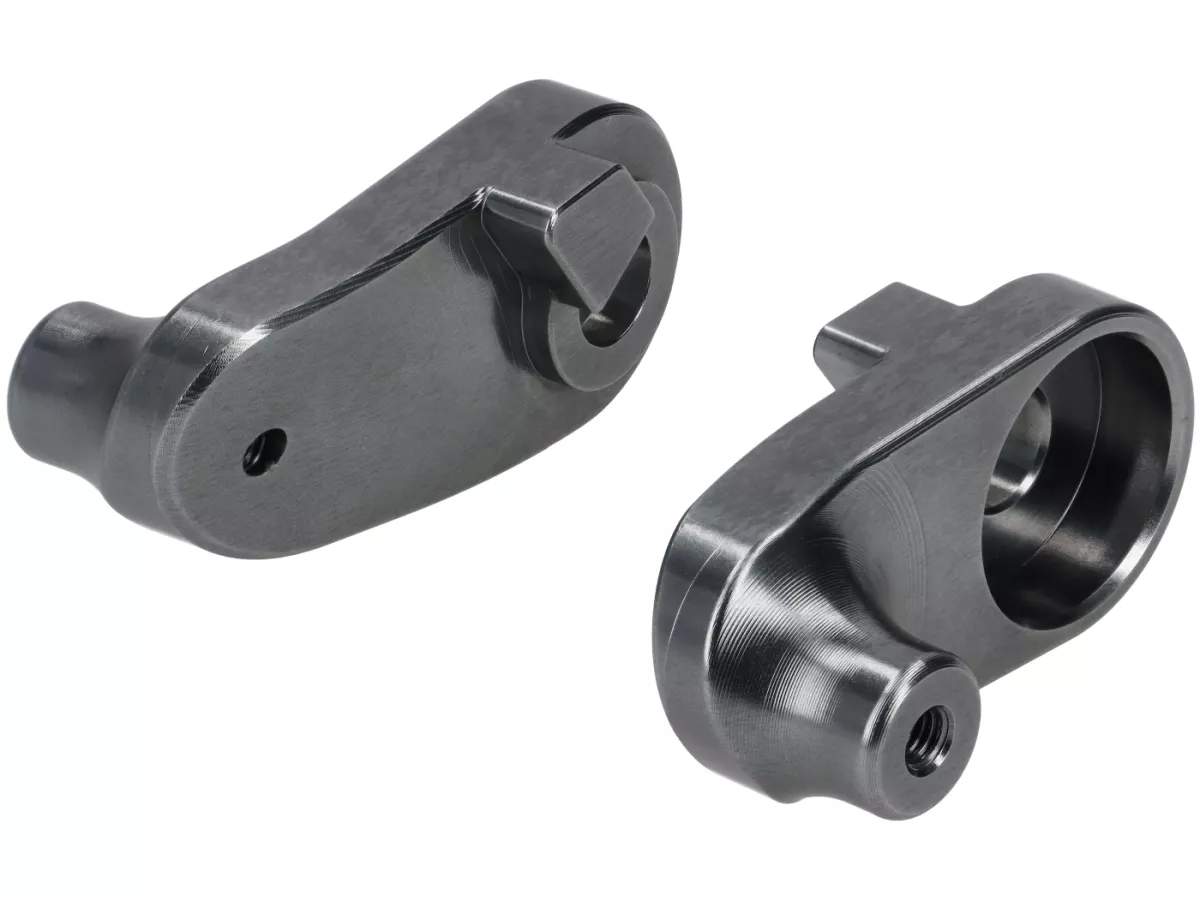 Schokdemperbevestiging lager -S6X- Lambretta LI, LIS, SX, TV, DL, GP, LUI, J50, J100, J125 - zwart