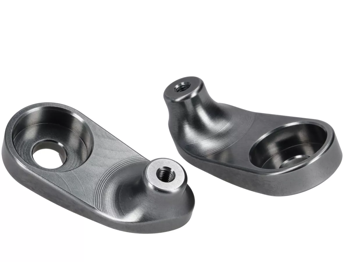 Schokdemperbevestiging lager -S6X- Lambretta LI, LIS, SX, TV, DL, GP, LUI, J50, J100, J125 - zwart