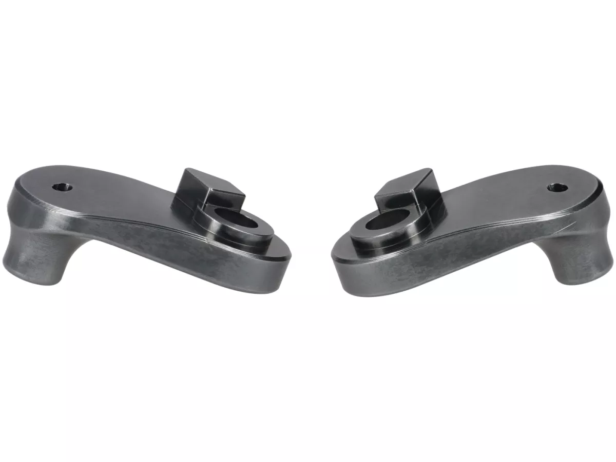 Schokdemperbevestiging lager -S6X- Lambretta LI, LIS, SX, TV, DL, GP, LUI, J50, J100, J125 - zwart