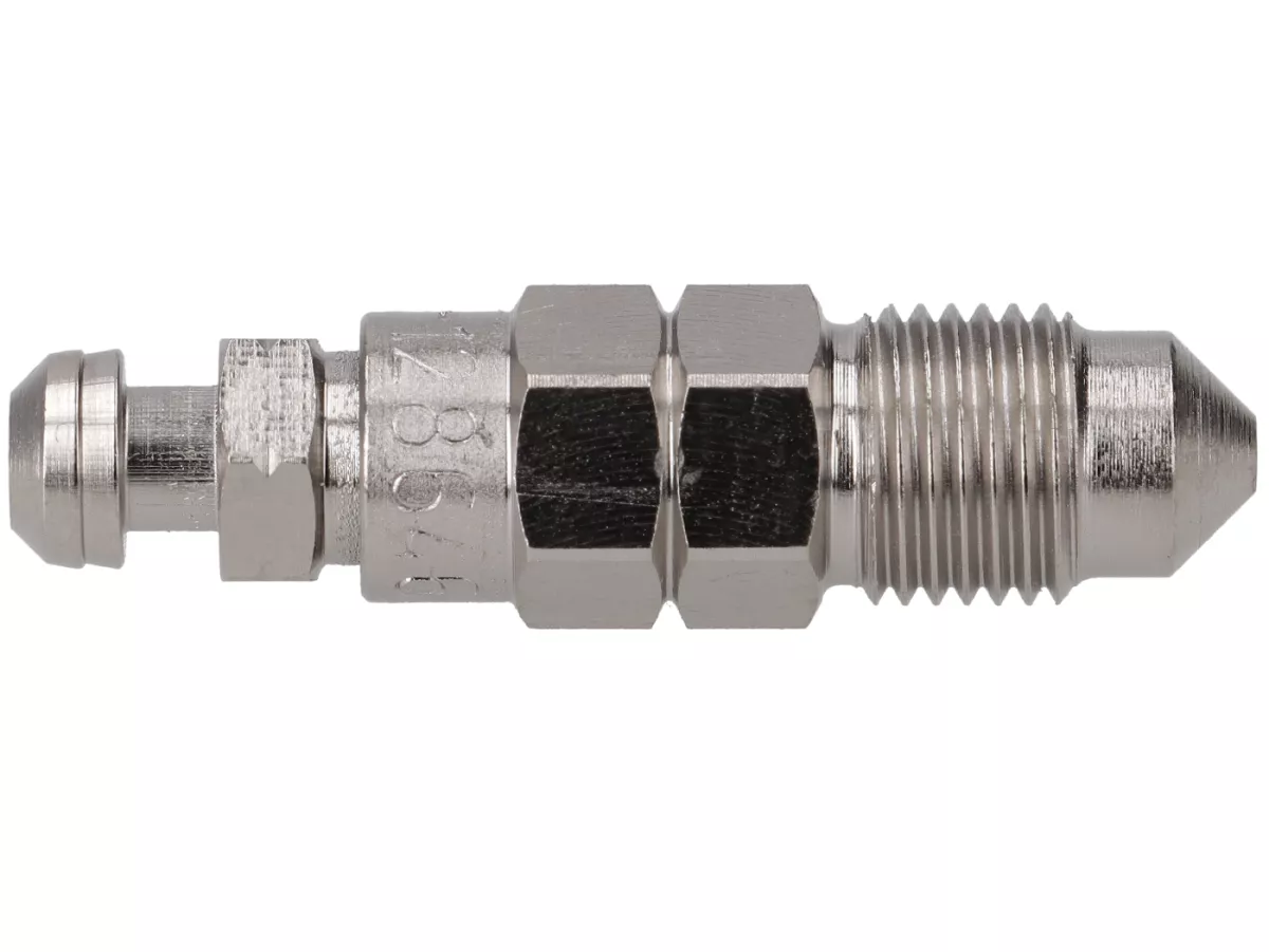 Bullone con nipplo di spurgo -SPIEGLER M10 x 1 in acciaio inox- per pinza freno Stage6, bgm Pro