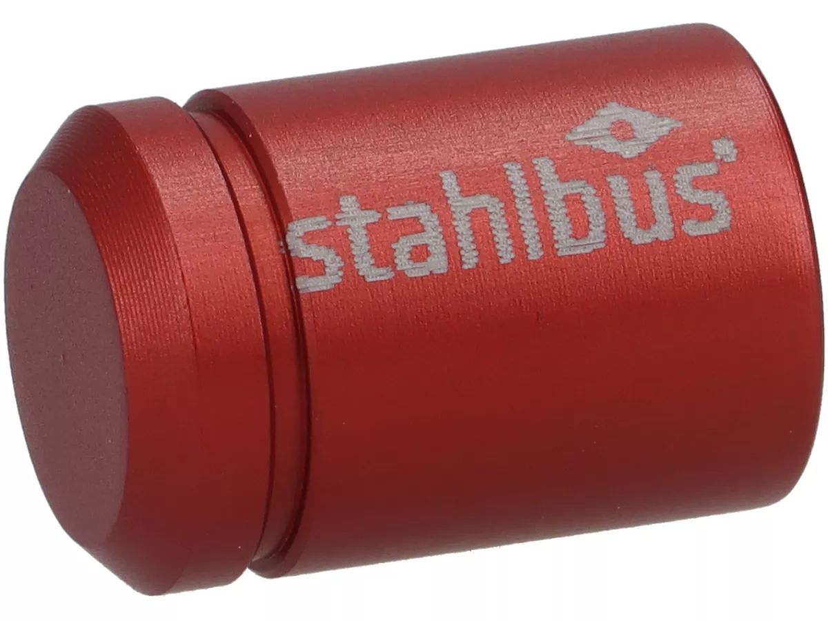 Scanalatura del tappo -STAHLBUS- Alluminio - rosso